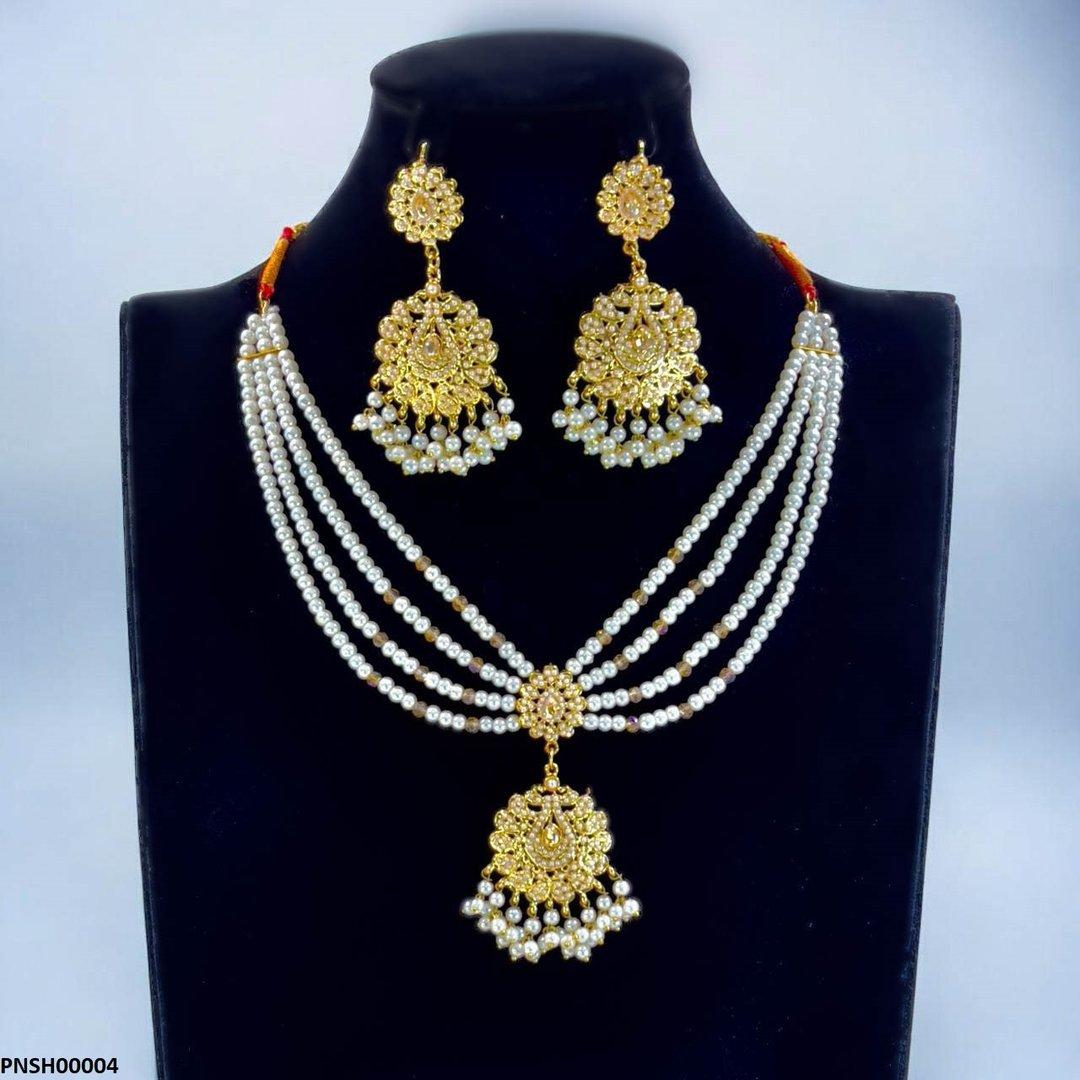 Pearl Drop Necklace Set