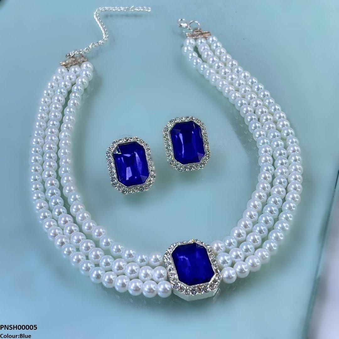 Rectangle Necklace Set