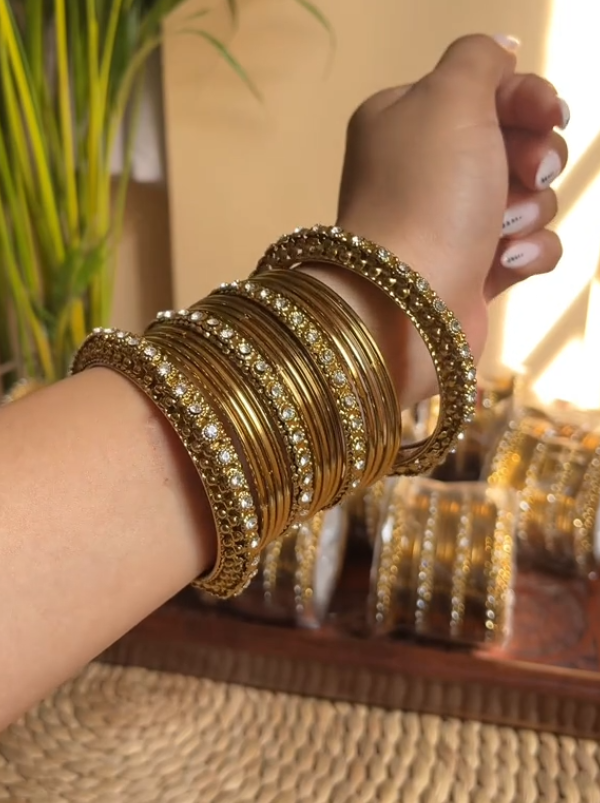 Golden Bangle Set