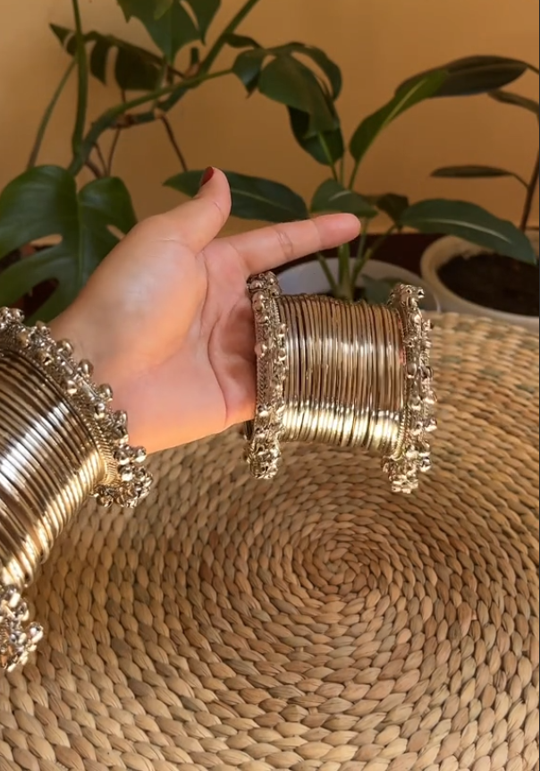 Silver Bangle Set