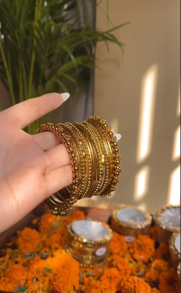 New Golden Bangle Set