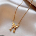 Trendy Casting Butterfly Necklace